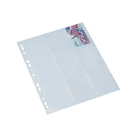 BANTEX Bantex - skyddsficka för köpkort - för 70 x 100 mm - transparent (paket om 10)