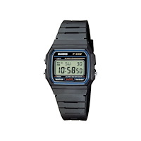 Casio Casio F-91W Collection Unisex Digital Armbanduhr, schwarz (F...