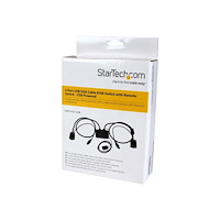 StarTech.com StarTech.com VGA 2 portar USB-kabel med KVM-switch - USB-driven med fjärrswitch - omkopplare för tangentbord/video/mus -...