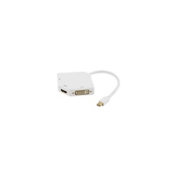 Deltaco DELTACO DP-MULTI2 - videokort - DisplayPort / HDMI / DVI / VGA - 25 cm