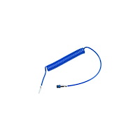 FLOWCONCEPT FLOWCONCEPT PU-spiralslang blå, längd 10marbetslängd 8,0mans...