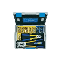 Klauke Klauke LBOXX65B Crimpverktygssats 223 delar Kabelskor, Rörko...