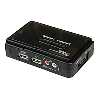 StarTech.com StarTech.com 2 Port USB VGA KVM Switch - Single VGA - Hot-key & Audio Support - 2048x1536 @60Hz KVM Switch - KVM Video S...