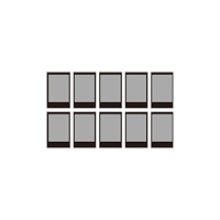 Fujifilm Fujifilm Instax Mini Black färgfilm för snabbframkallning - ISO 800 - 10