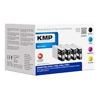 KMP KMP MULTIPACK E220VX - 4-pack - Lång livslängd - svart, gul, cyan, magenta - kompatibel - bläckpatron (alternativ för: E...
