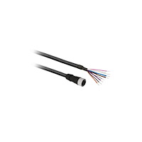 SCHNEIDER ELECTRIC Schneider Electric XZCP29P12L10, 10 m, M12, Hunstik, Sort, P...