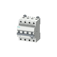 Siemens Kombiafbryder RCBO 6 kA 4P Type A 300mA C-Karatistik In: 25A...