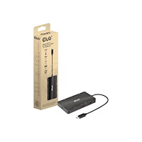Club-3d Club 3D - dockningsstation - USB-C 3.2 Gen 2 - 2 x DP - 1GbE