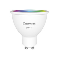 LEDVANCE LEDVANCE SMART+ Spot - LED-spotlight - form: PAR51 - GU10 - 5 W - RGBW-lampa - 2700-6500 K - vit (paket om 3)