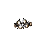 Solar Plus Heatspot G2 Kit BS 2.700K, Bastu downlight, 6x20lm, effektpa...