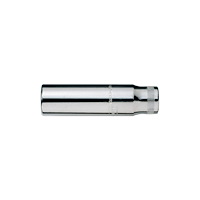 BAHCO Bahco Tolvkanthylsa 1/4", lång modell, mm, Uttag, 1/4", Metr...