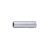 BAHCO Bahco Tolvkanthylsa 3/8", lång modell, mm, Uttag, 3/8", Metr...