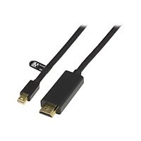 Deltaco DELTACO DP-HDMI104 - adapterkabel - DisplayPort / HDMI - 1 m