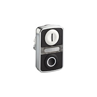 SCHNEIDER ELECTRIC Schneider Electric ZB4, Knapp, Vit, Integral LED, IP66, IK06...