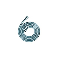 HANSGROHE HANSGrohe Sprickskyddad duschslang med 1/2" koniskt överlopp...