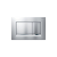 GEBERIT Geberit 115.883.JQ.1, Spolplatta, Röd, Krom, Geberit, 246 mm...