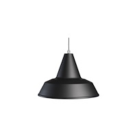 Solar Plus Verkstadslampa med E27-fäste, design classic Ø 400 mm Svart