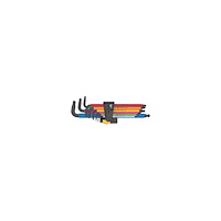 WERA WERK Wera 950/9 Hex-Plus Multicolour Imperial 2 - L-nyckelsats - 9 delar