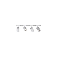 Solar Plus Spotlight Focus Track GU10 set 1-fas vit, vinklingsbar 90°,...