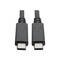 Eaton Corporation Eaton Tripp Lite Series USB-C Cable (M/M) - USB 3.2, Gen 2 (10 Gbps), 5A (100W) Rating, Thunderbolt 3 Compatible, 3 ft....
