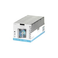 Vivanco Vivanco 31701, Slimline-fodral, 1 diskar, Svart, Vit, 50 sty...