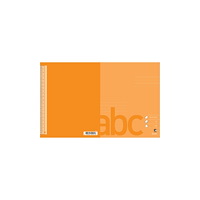 BANTEX Skrivbok bantex, 17 x 21 cm, 1/2 tomt, 1/2 linjerat (8,5 mm)...