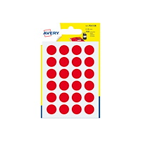 AVERY Avery - självhäftande färgkodad etikett - röd (paket om 168)