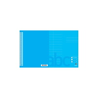 BANTEX Skrivbok bantex, 17 x 21 cm, 13 rader (14,5 mm), blå, 20 st.