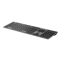 HP HP 725 - tangentbord - flera enheter, uppladdningsbar, drivs av SuperCapacitor full size - QWERTY - hela norden - svart...