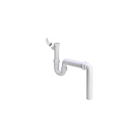 VIEGA VIEGA Vattenlås för diskbänk, 11/2" Ø 50 mm, med 90 graders...