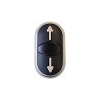 Eaton Corporation Eaton M22-DDL-S-X7/X7, Sort, Krom, Plast, 29,7 mm, 32,2 mm,...