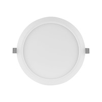 LEDVANCE LEDVANCE DOWNLIGHT SLIM - wall/ceiling recessed lamp - LED - 18 W - varmt vitt ljus - 3000 K - rund - vit