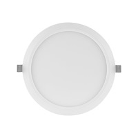 LEDVANCE LEDVANCE DOWNLIGHT SLIM - wall/ceiling recessed lamp - LED - 18 W - svalt vitt ljus - 4000 K - rund - vit