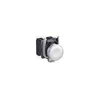 SCHNEIDER ELECTRIC Schneider Electric XB4, Knapp, Vit, IP66, IK06, Klass I, 30...