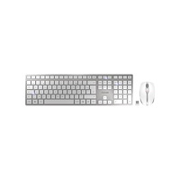 CHERRY CHERRY DW 9100 SLIM - sats med tangentbord och mus - AZERTY - fransk - vit, silver Inmatningsenhet