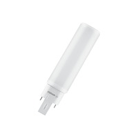 LEDVANCE OSRAM DULUX D EM & AC Mains - LED-glödlampa - form: tubulär - glaserad finish - G24d-1 - 6 W - svalt vitt ljus - 4000 K