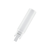 LEDVANCE OSRAM DULUX D/E HF & AC Mains - LED-glödlampa - form: tubulär - glaserad finish - G24q-1 - 6 W - varmt vitt ljus - 3000...