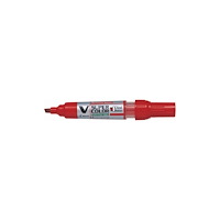 Pilot Pen Permanent marker Pilot Begreen V Super Color, skrå spids, rø...