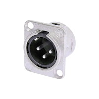 Neutrik Neutrik NC3MDL1 XLR-stik Flangestik, kontakter lige Poltal:...