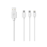 Sinox beslag Sinox SOE04960, 1 m, USB A, USB C/Micro-USB B/Lightning, USB...