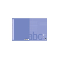 BANTEX Skrivbok 170x210 mm linjerad 10 mm / 18 rader ljuslila (20 s...