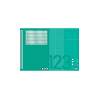 BANTEX Regnhäfte A4 med tjockt omslag fyrkantig 5x5 mm gräsgrön (10...