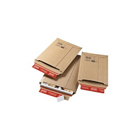 DINKHAUSER KARTONAGEN VERTRIEB GMBH Papperskuvert ColomPac, 250 x 360 x 50 cm, brunt, låda med 2...
