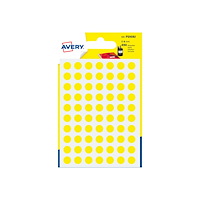 AVERY Avery - självhäftande färgkodad etikett - gul (paket om 490)