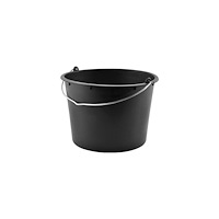 Solar Plus Kraftig sort spand 20L med metalhank. Er syrefast Temperatur...