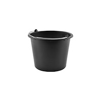 Solar Plus Kraftig sort spand 12L med metalhank. Er syrefast Temperatur...