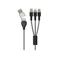Sinox beslag Sinox SHD04960, 1 m, USB C, USB C/Micro-USB B/Lightning, USB...