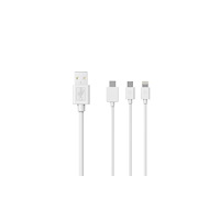 SINOX Sinox 3-i-1-kabel med Lightning, USB C och Micro USB. 1m. vi...