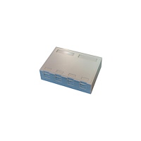 Solar Plus Datauttag kontorsbox 4 portar, för Csslr Plus keystone-konta...