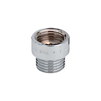Solar Plus Gängade rördelar i röd mässing Kranförlängning 3/8 "x50 mm,...